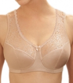Glamorise Soft Shoulders Lightly Lined Full Figure Wireless Bra